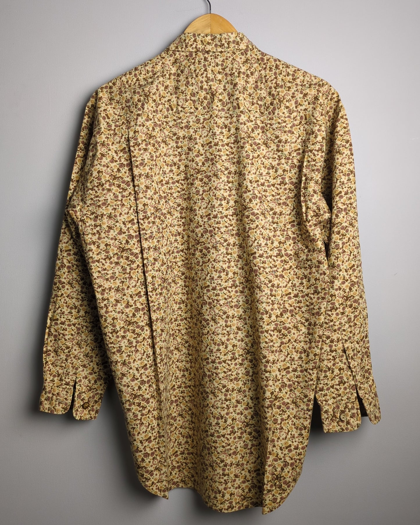 Trimmer Collection Brown Floral Shirt