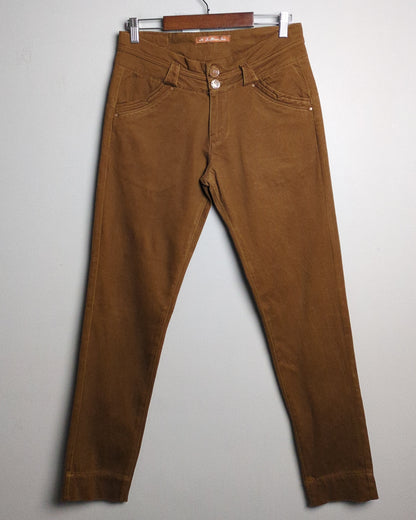 X Blu Jns Brown Casual Pants