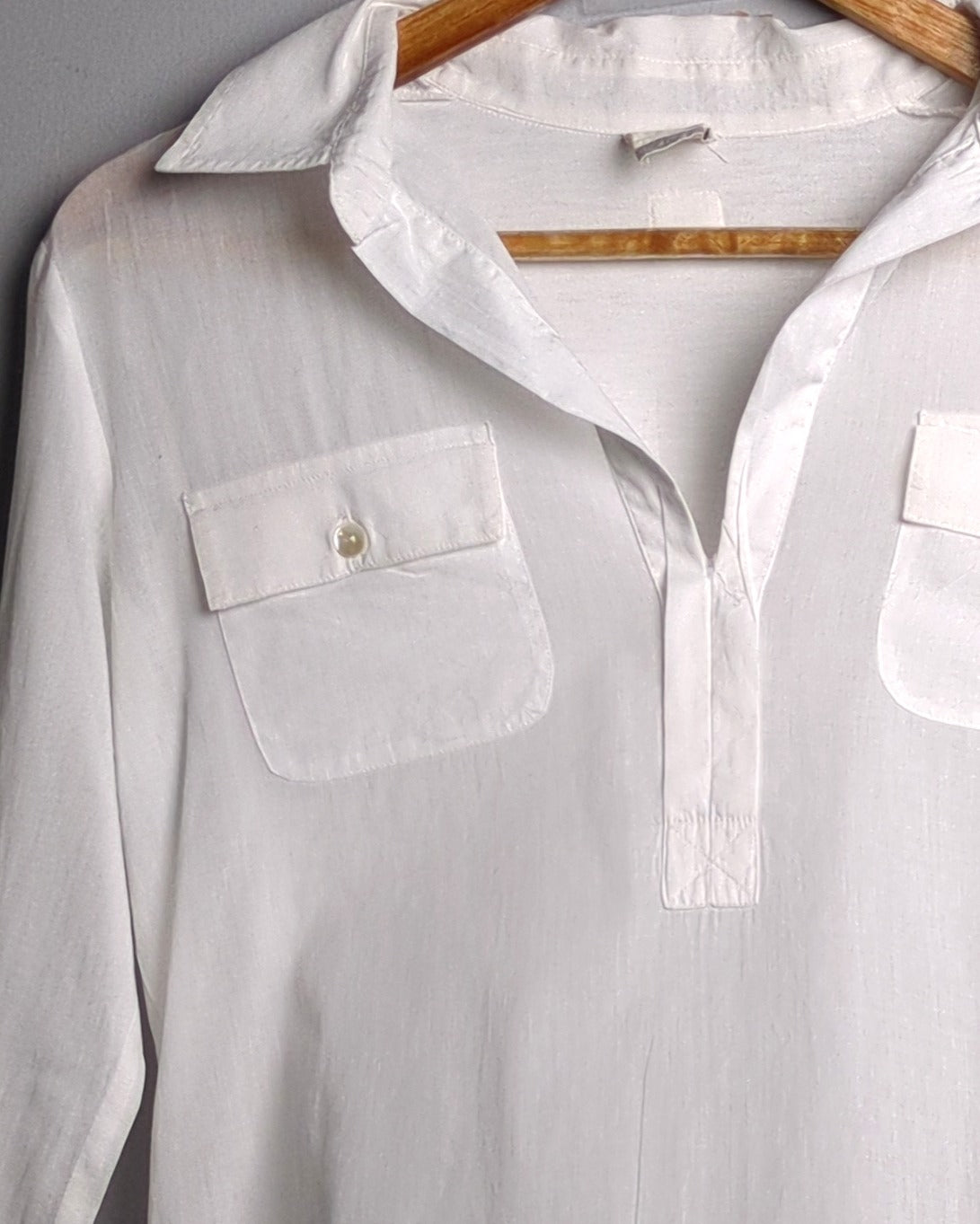 Nicobar White Buttoned Shirt