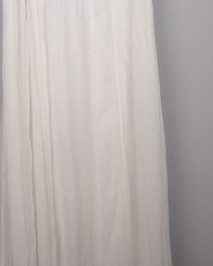 Mango White Maxi Dress