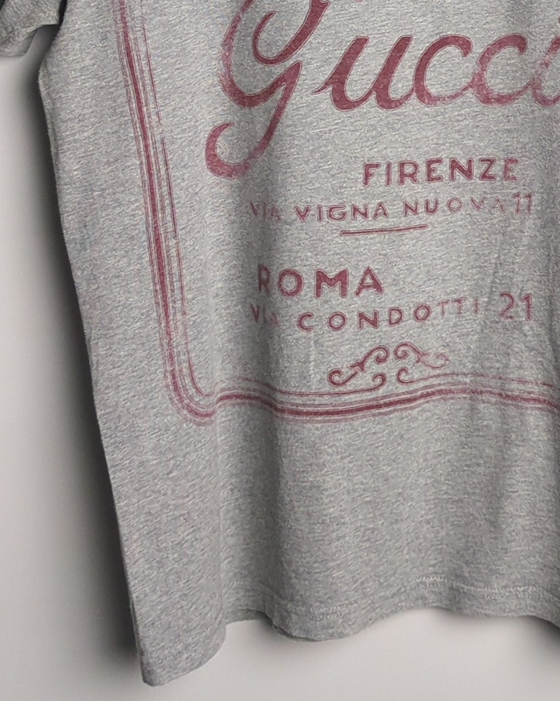 Gucci Gray Graphic T-Shirt