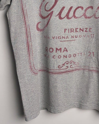 Gucci Gray Graphic T-Shirt