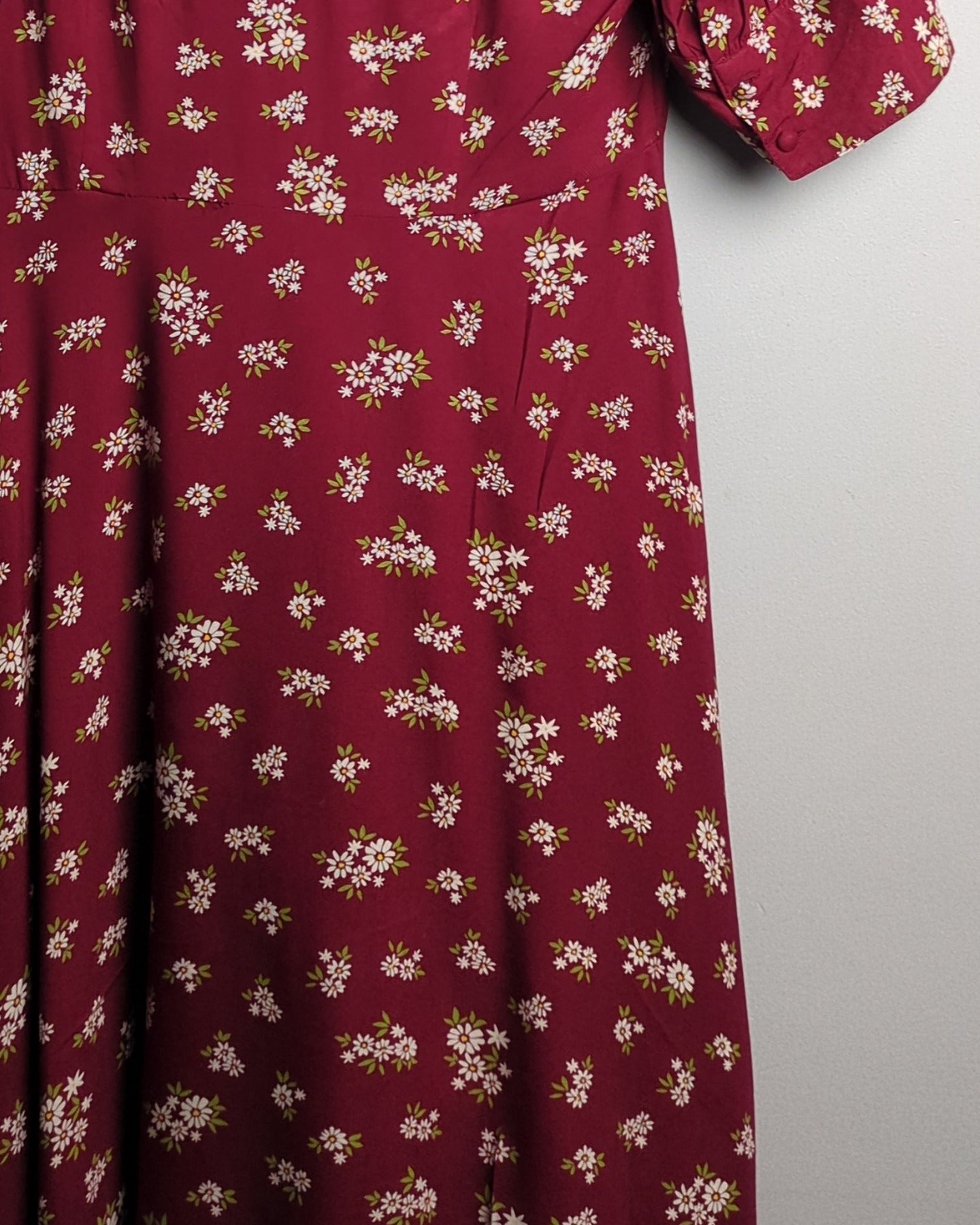 Cover Story Wine Floral Dress
