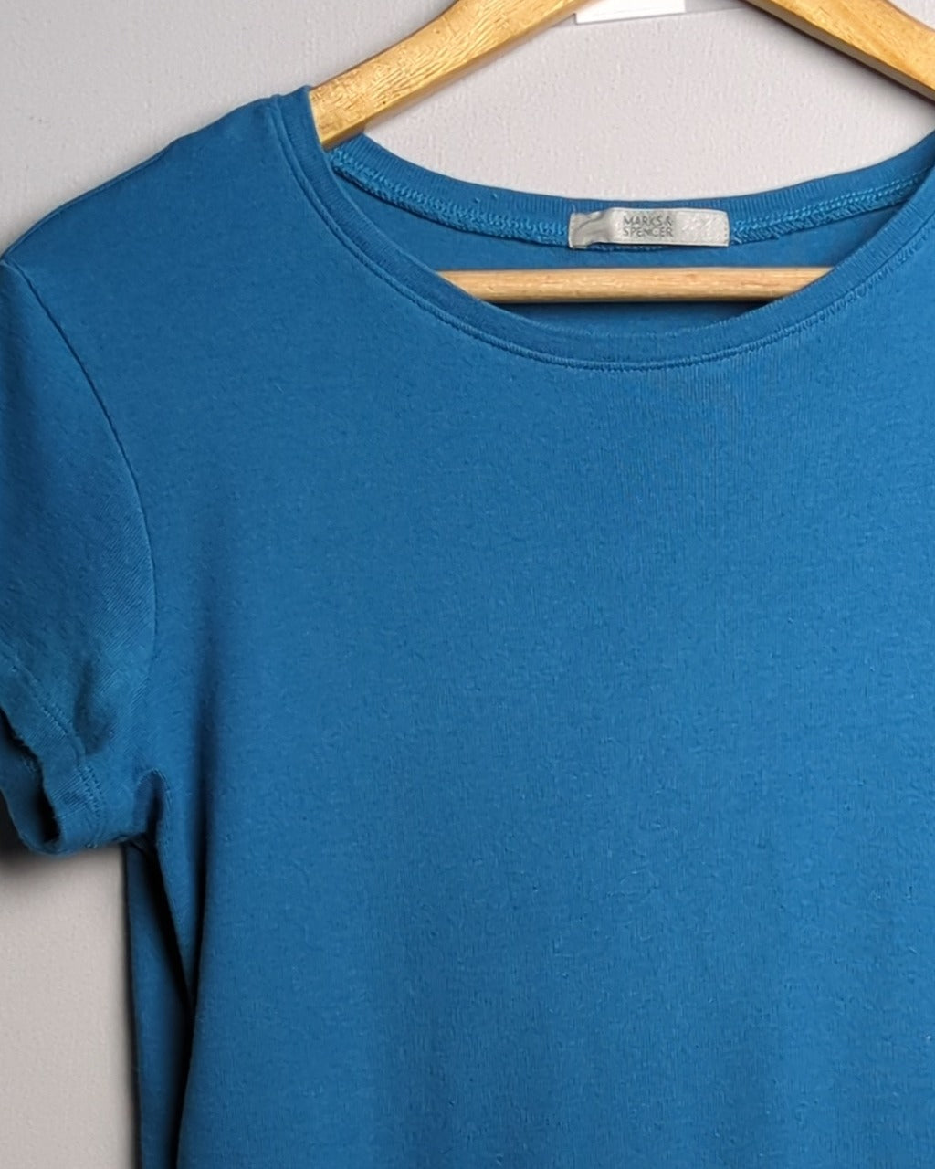 M&S Blue Crewneck Tee