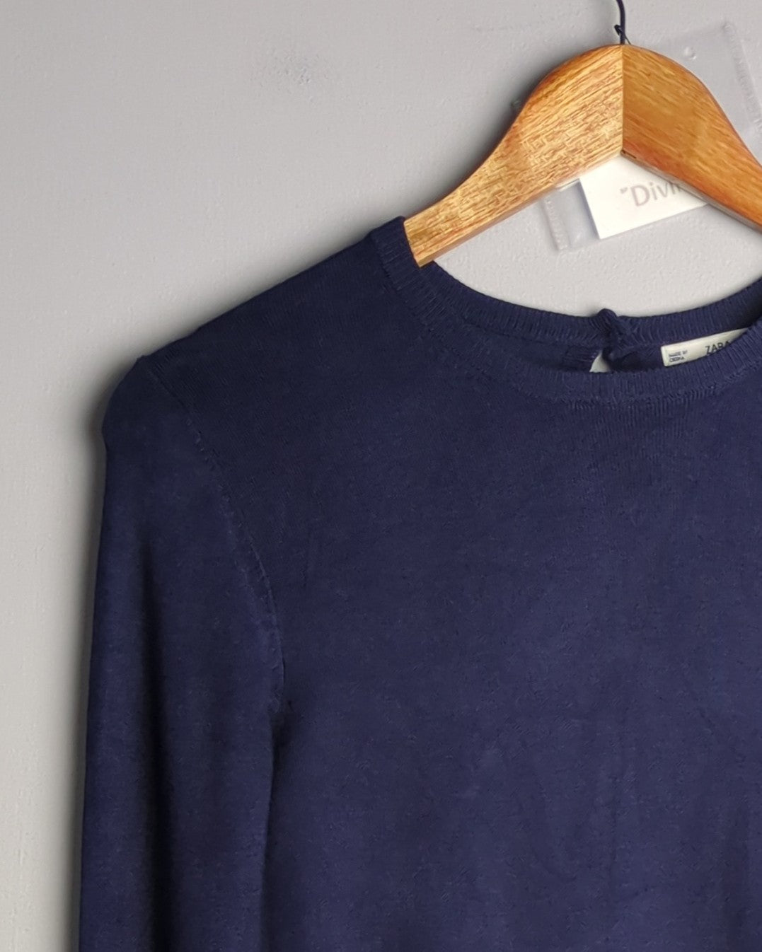 Zara Blue Knit Sweater