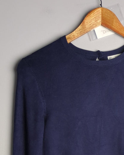 Zara Blue Knit Sweater