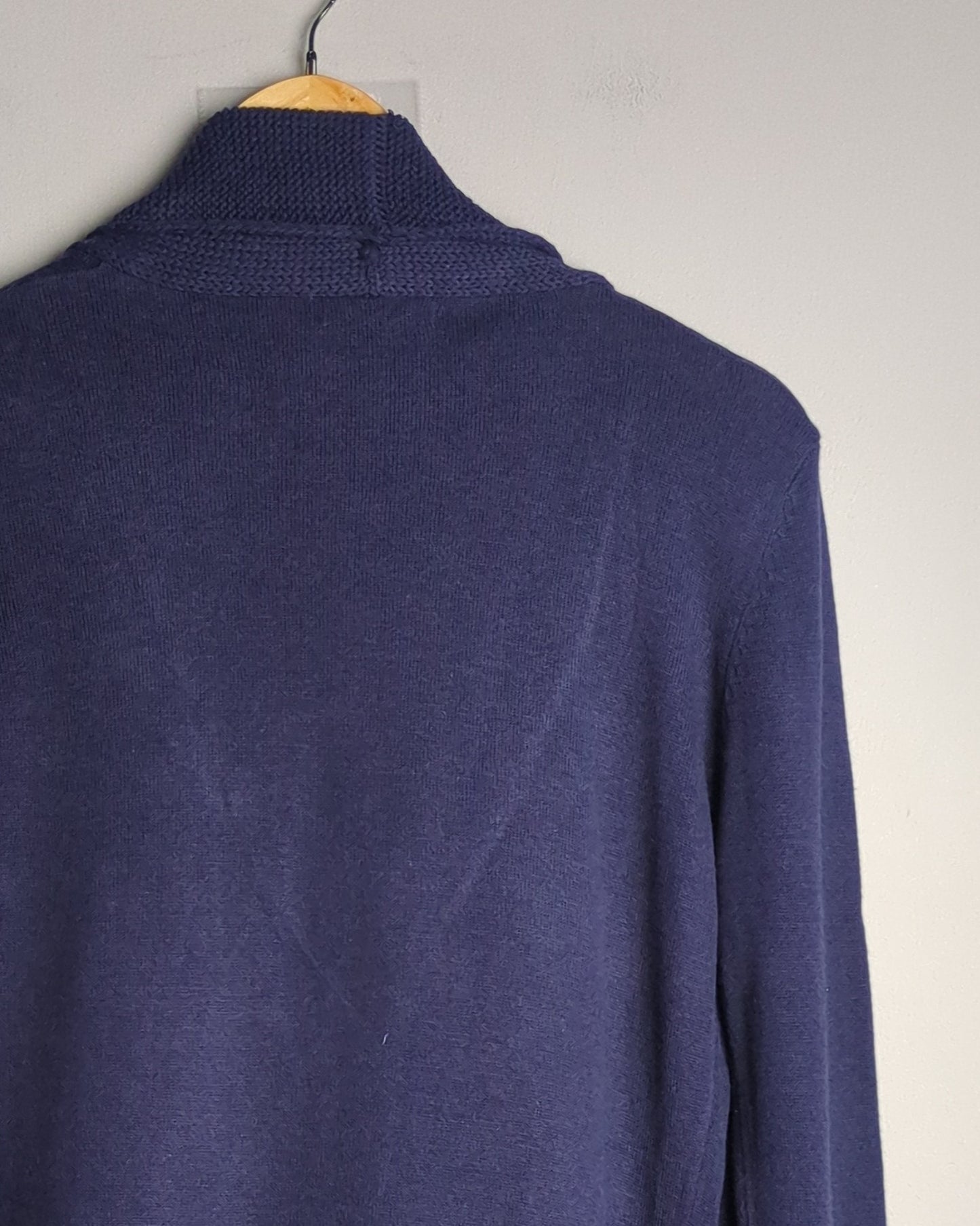 Promod Blue Knitted Cardigan