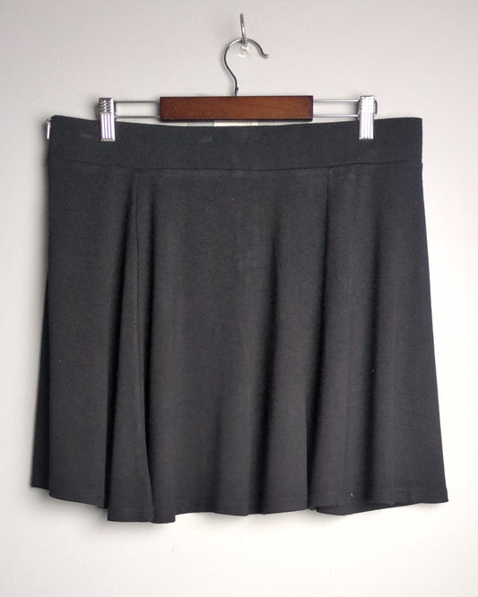 H&M Black Skater Skirt