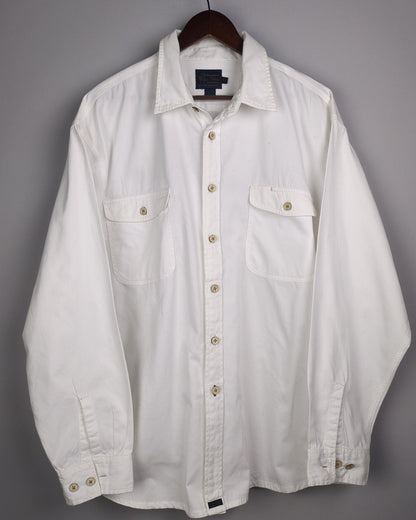 Tommy Bahama White Utility Shirt