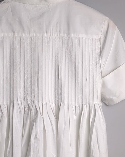 Pause White Button-Down Shirt
