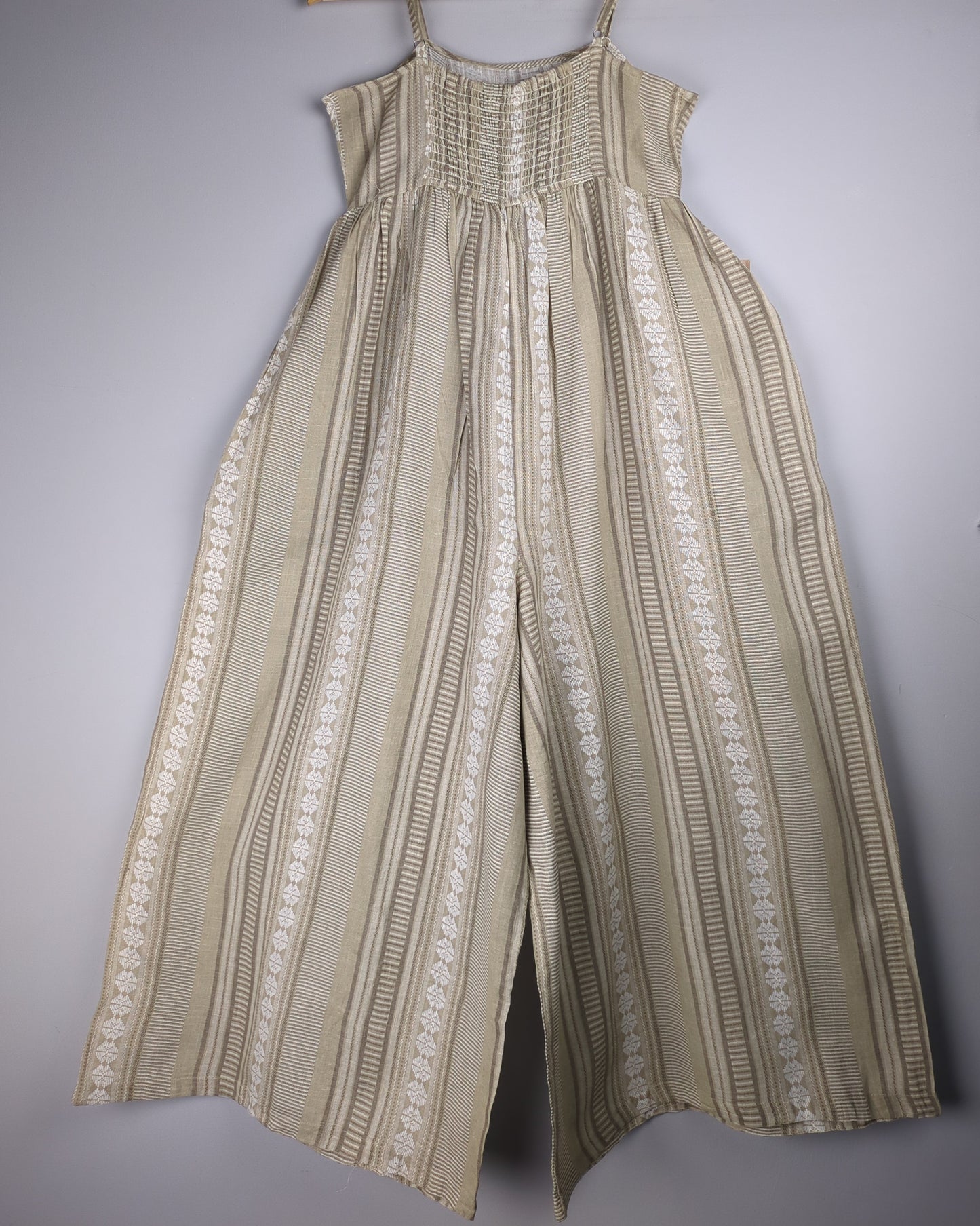 Bombay Catsey Beige Jumpsuit Romper