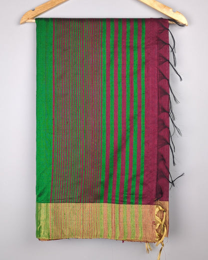 Green Silk Saaree