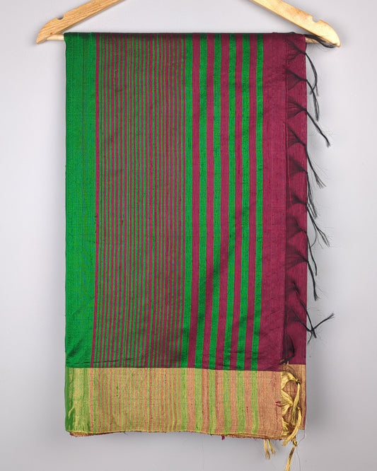 Green Silk Saree