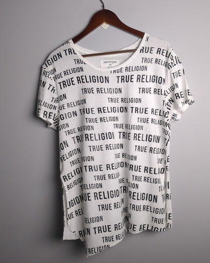 True Religion White Graphic T-Shirt