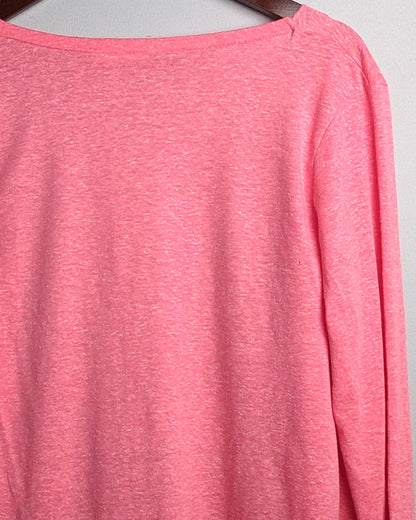 Denim Jeans & Casuals Pink Open Cardigan