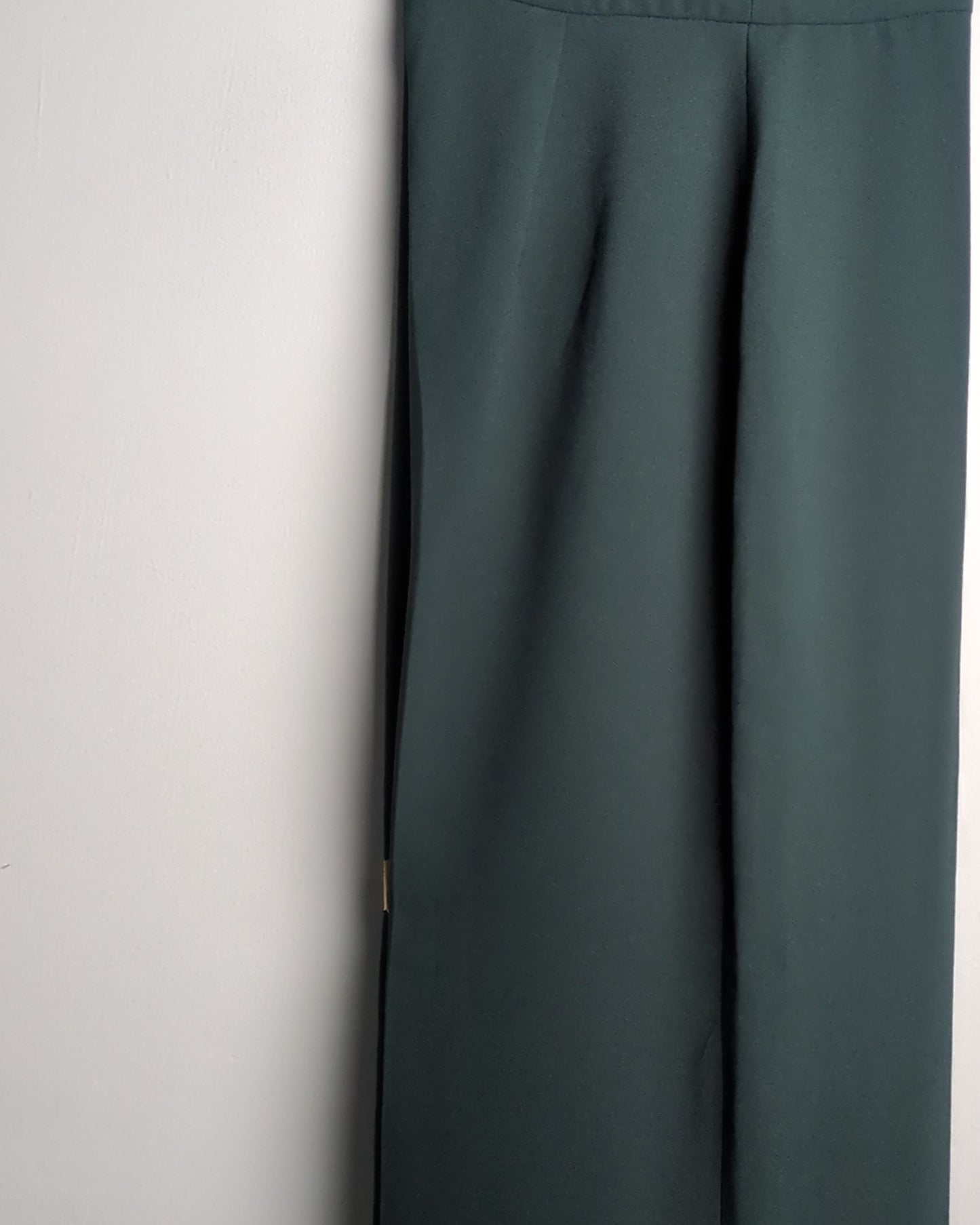 Zara Woman Green Wide Trousers