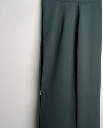 Zara Woman Green Wide Trousers
