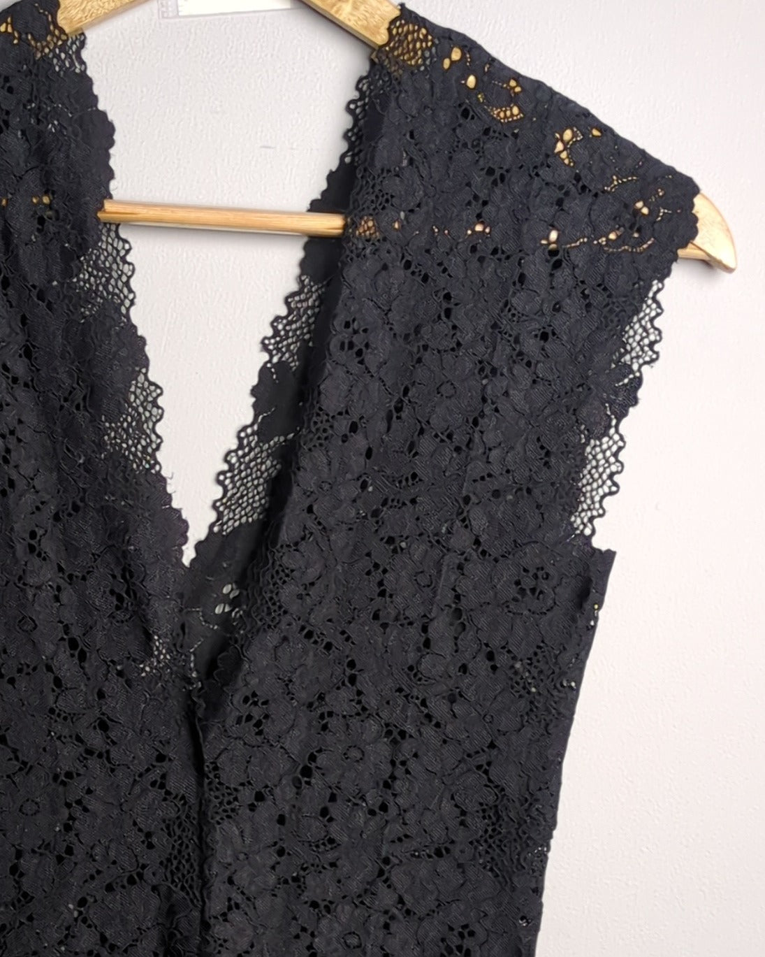 Zara Black Lace Bodysuit