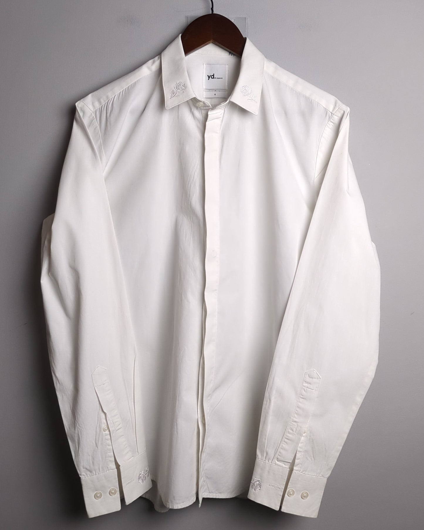 Yd White Embroidered Shirt