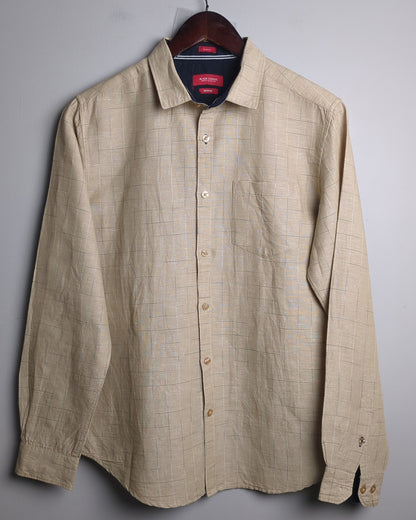 Black Coffee Beige Casual Shirt