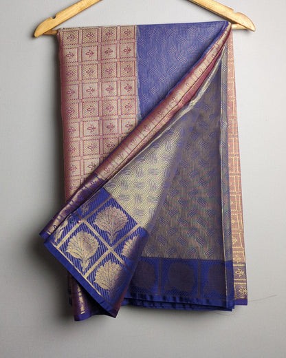 Blue Silk Saree