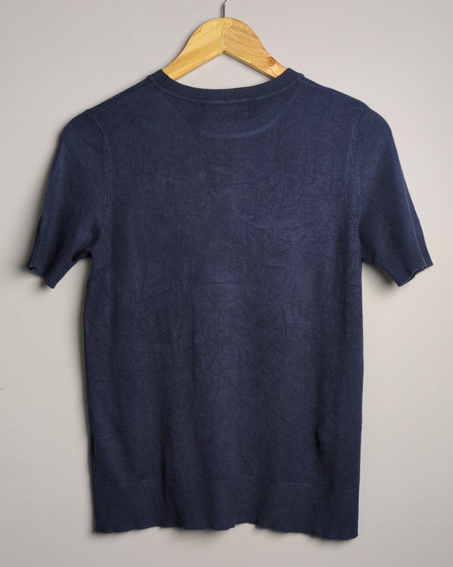 M&S Blue Knitted Top