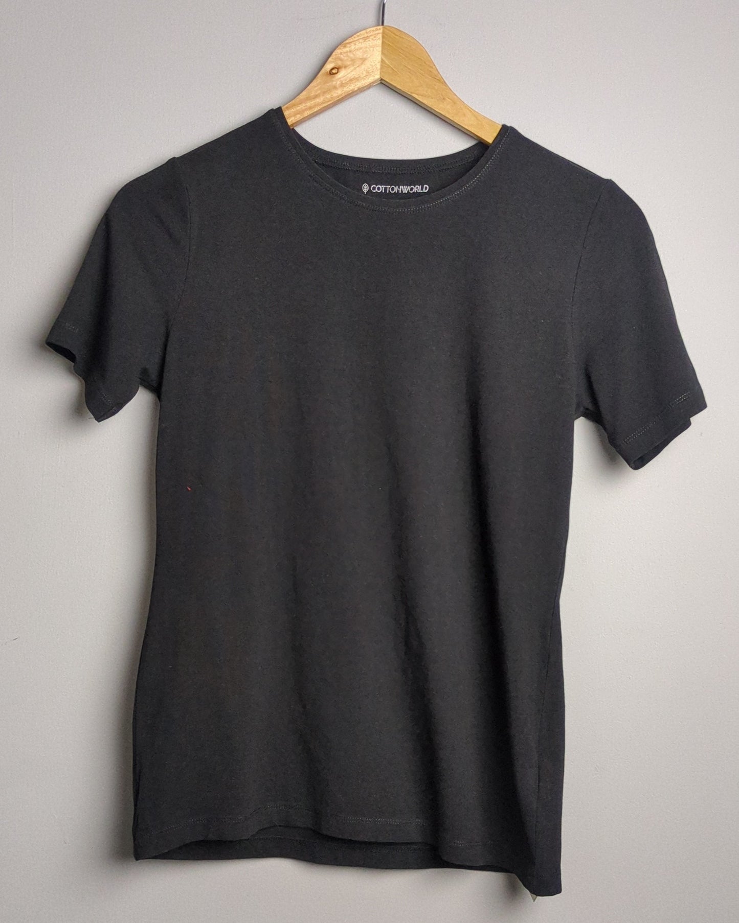 Cottonworld Black Basic T-shirt