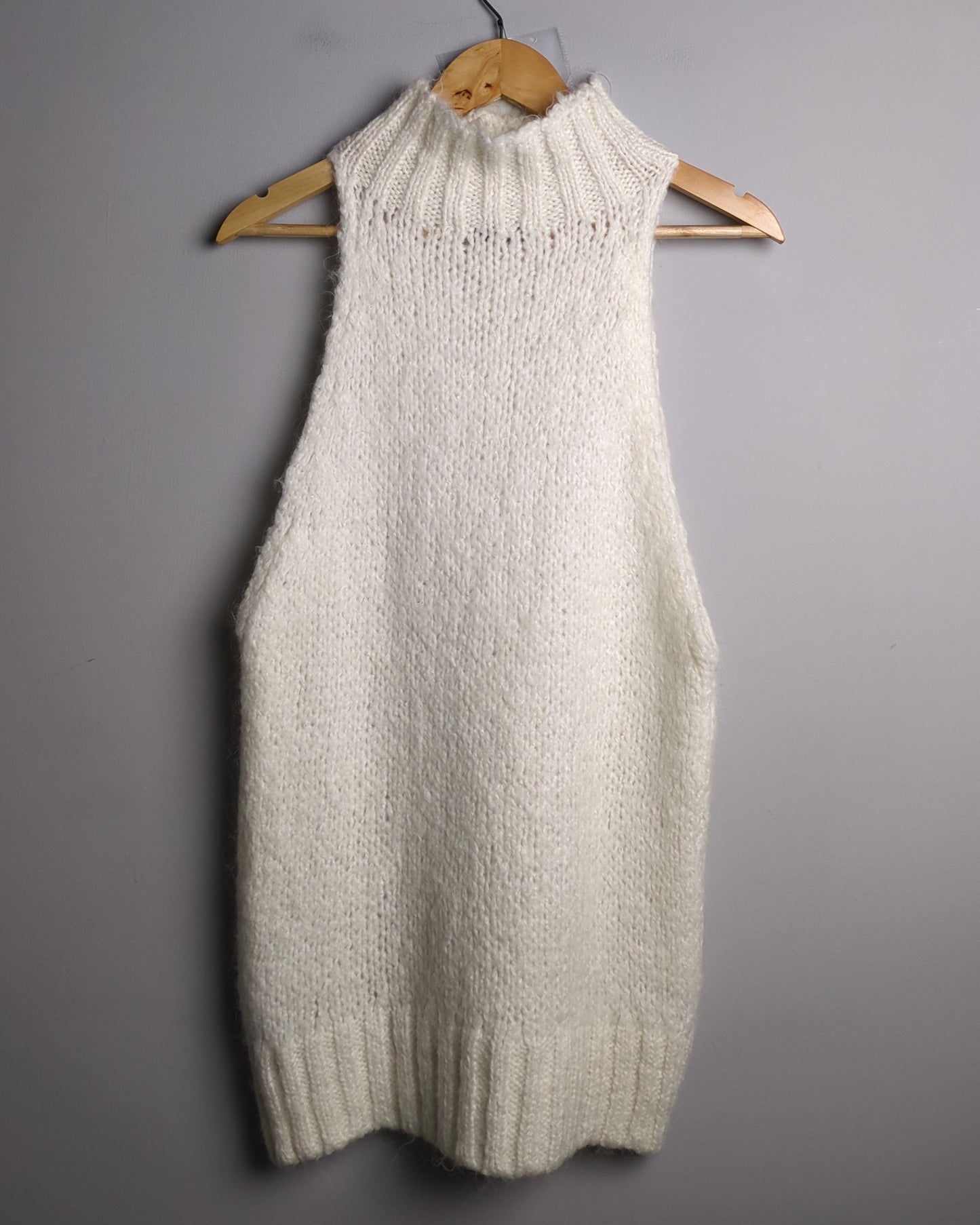 Zara White Knitted Tank