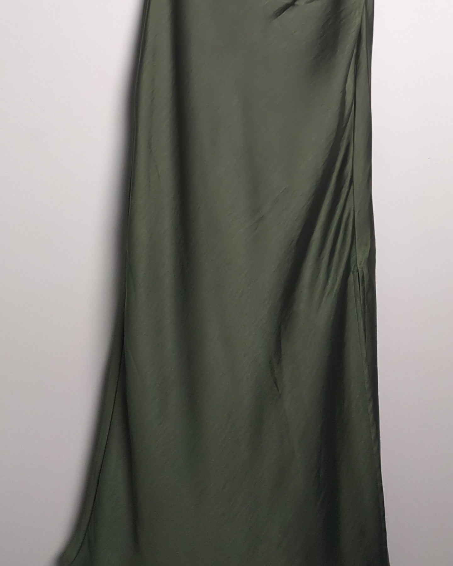 Zara Green Satin Dress