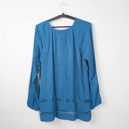 Blue Embroidered Tunic