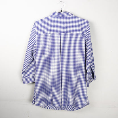Gingham Button-Up Shirt