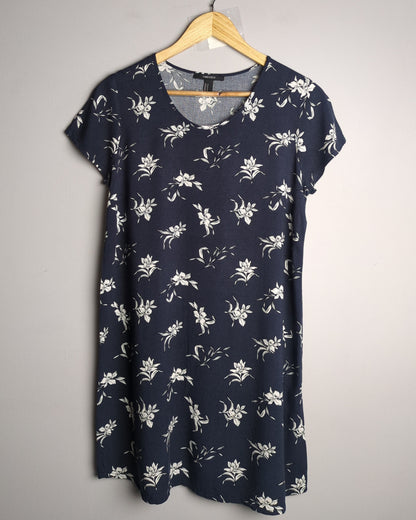 Forever 21 Blue Floral Dress