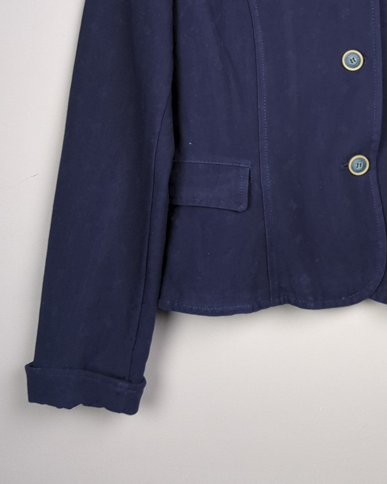 Mango Blue Shrug Shacket