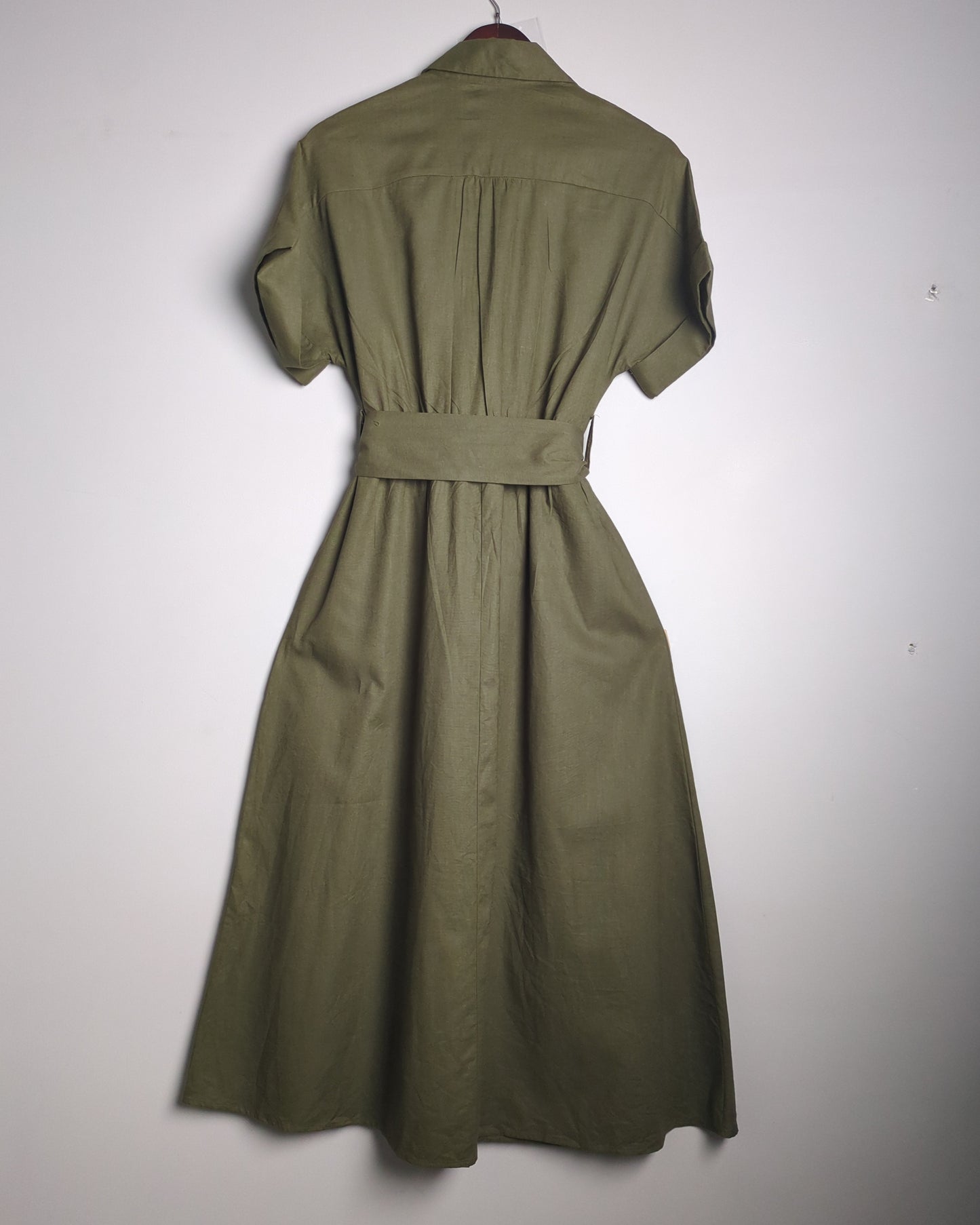 Zara Green Shirt Dress