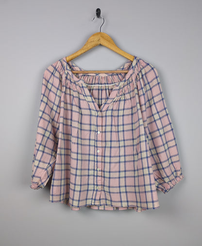 Plaid Peach