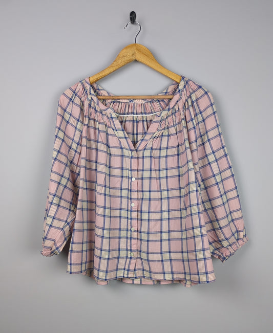Plaid Peach