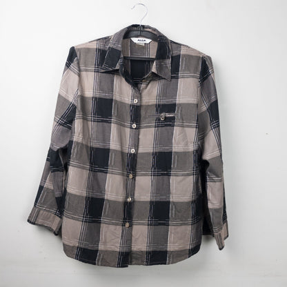 Plaid Button-Down Shirt