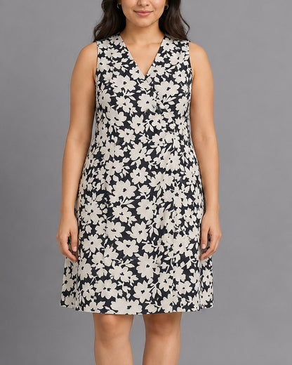 White Floral Dress