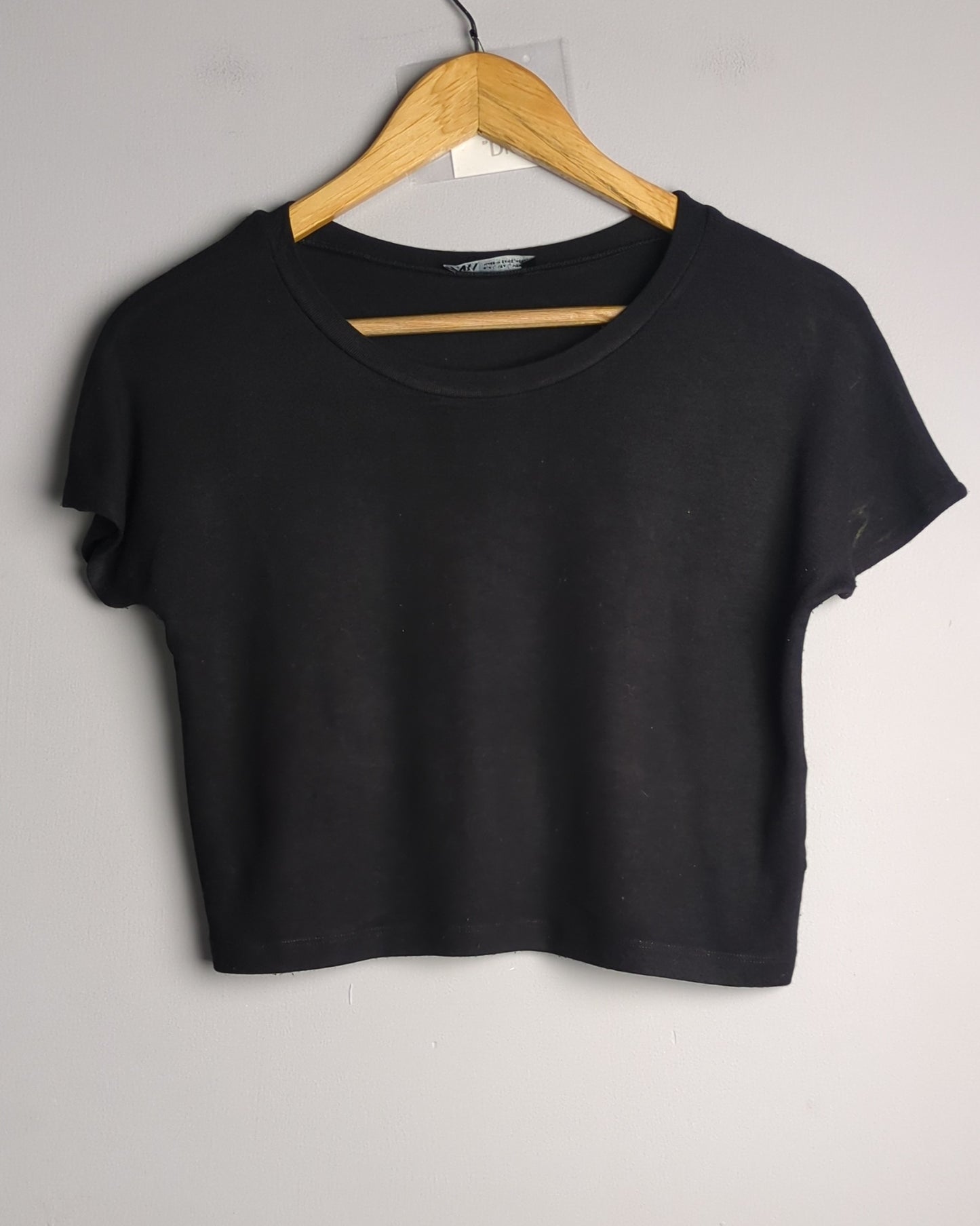 Zara Black Crop Top