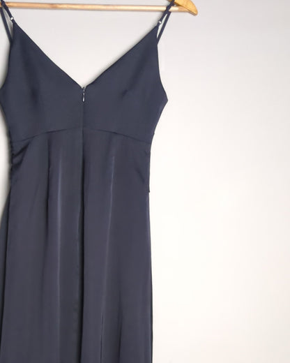 Forever New Blue Satin Dress