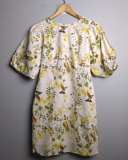Honey White Floral Dress