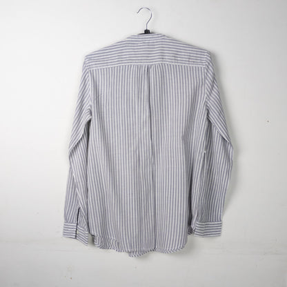 Striped Button-Up Blouse