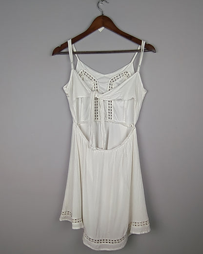 Jennyfer White Sundress Lace
