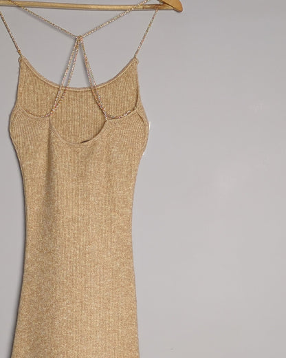 Zara Beige Knit Dress