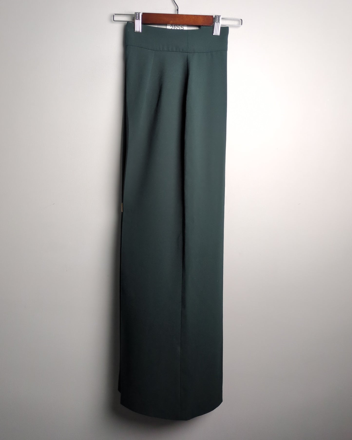 Zara Woman Green Wide Trousers