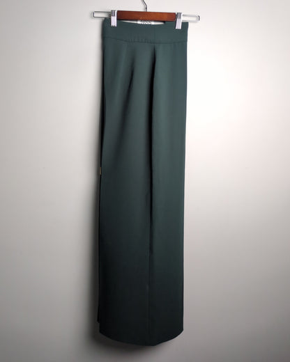 Zara Woman Green Wide Trousers