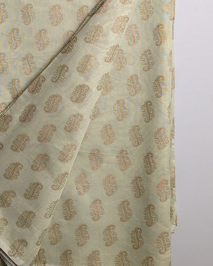 Beige Printed Fabric