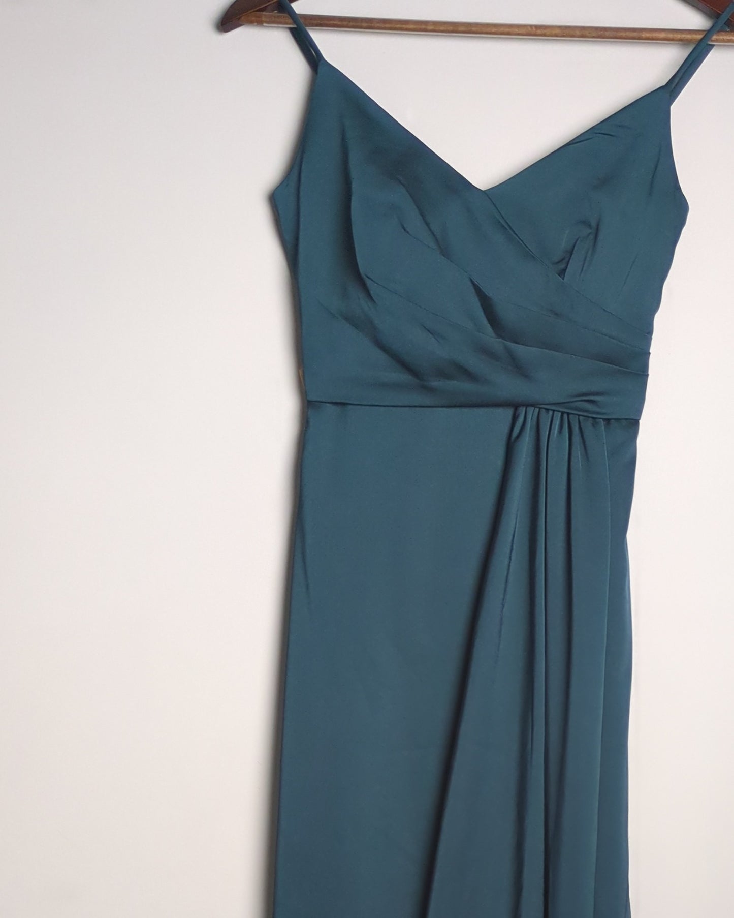 Forever New Blue Satin Dress
