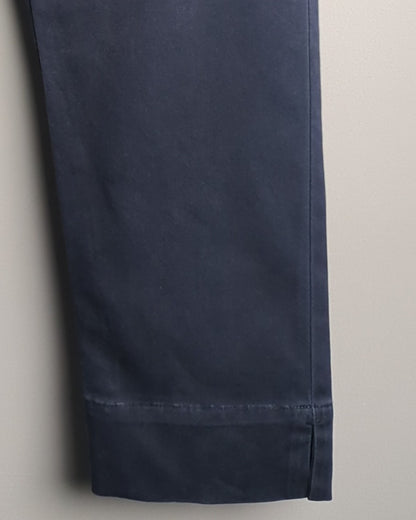 Cotton World Blue Slim Trousers