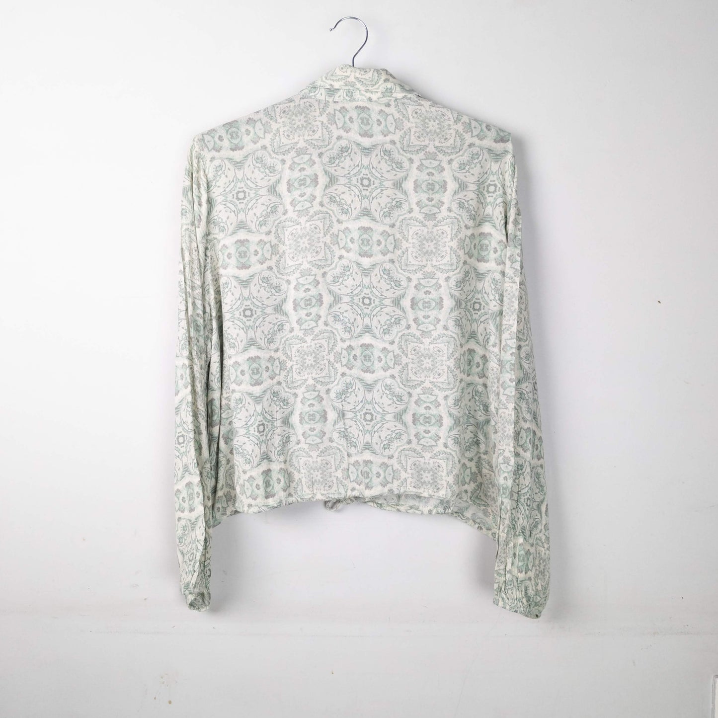 Patterned Button Down Top
